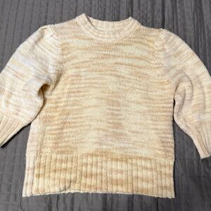 POPSUGAR Cream and Tan Sweater